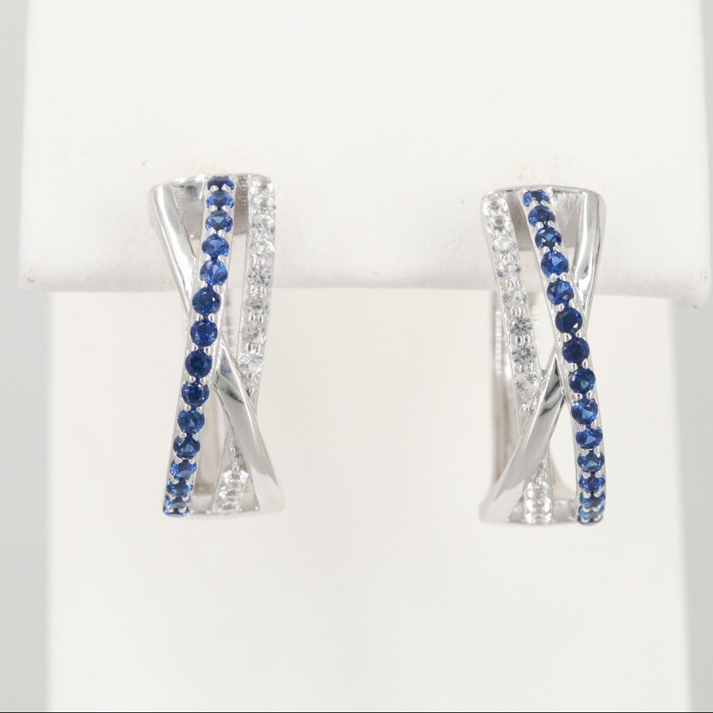 10k White Gold Hoop Earrings (Solid Gold)